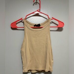 Tan Forever 21 Crop Top